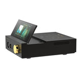 Shanling EM7 desktop music player, black, from the side