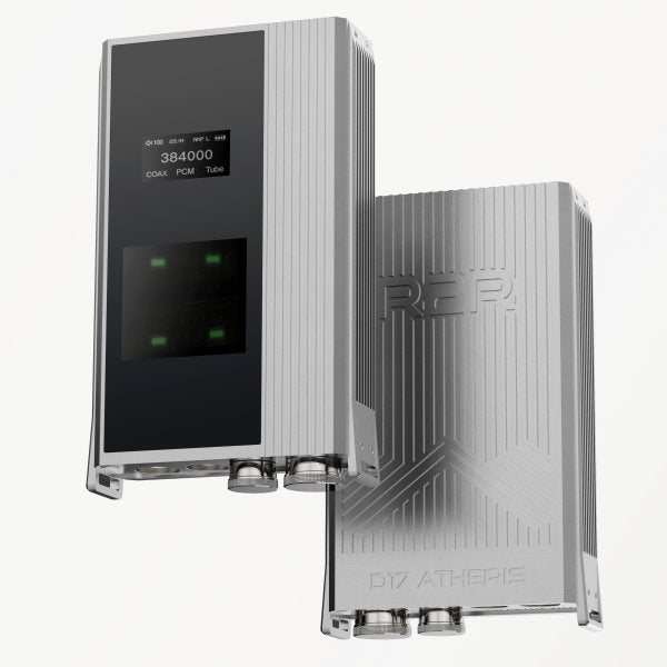 iBasso D17 Atheris portable R2R DAC and tube amp, front and back
