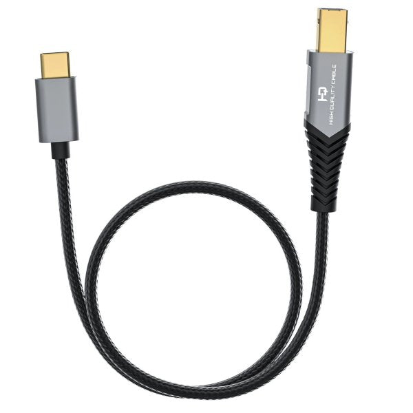 FiiO LD-TC1 USB-B to USB-C cable, cable, other side