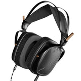 Shanling HW600 planar headphones, angled with cable