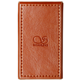 Shanling UP6 leather case, brown, back
