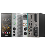 FiiO R9 desktop streamer and DAC/amp, front, side and rear