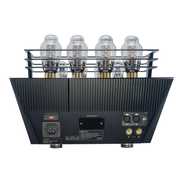 HiFiMAN Shangri-La Sr electrostatic system, amplifier rear with valves
