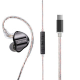FiiO Jade Audio JD1 earphones, black, with USB-C cable