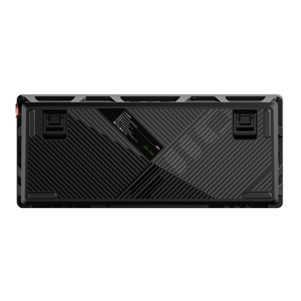 FiiO KB3 mechanical keyboard with DAC/amp, black, underside