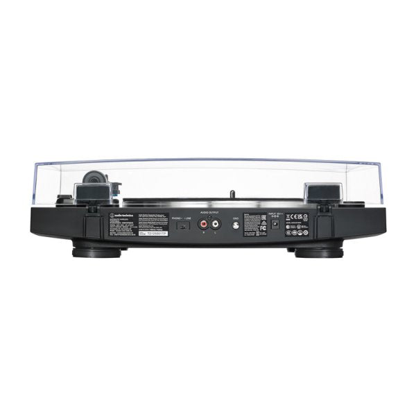 Audio-Technica AT-LP3XBT Bluetooth turntable, black, side view