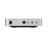 FiiO K11 R2R desktop DAC and headphone amp, silver, rear panel