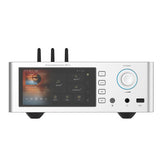 Shanling SM1.3 desktop streamer, silver, front with screen