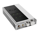 iBasso D17 Atheris portable R2R DAC and tube amp, lying flat, angled