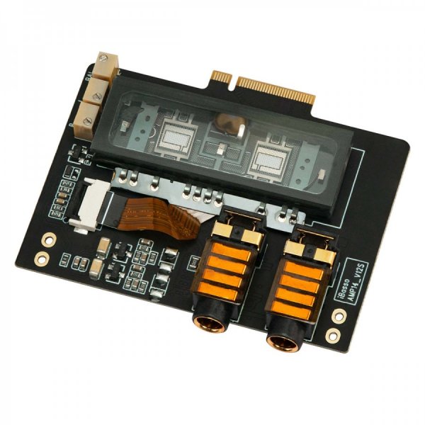 iBasso AMP14 amplifier card, angled from above