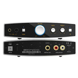 Shanling EH1 desktop DAC and headphone amp, silver, front and rear panels