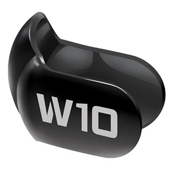 Westone W10 v2 earphones, black faceplate