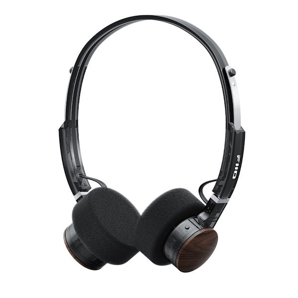 FiiO EH11 Bluetooth on-ear headphones, black, angled