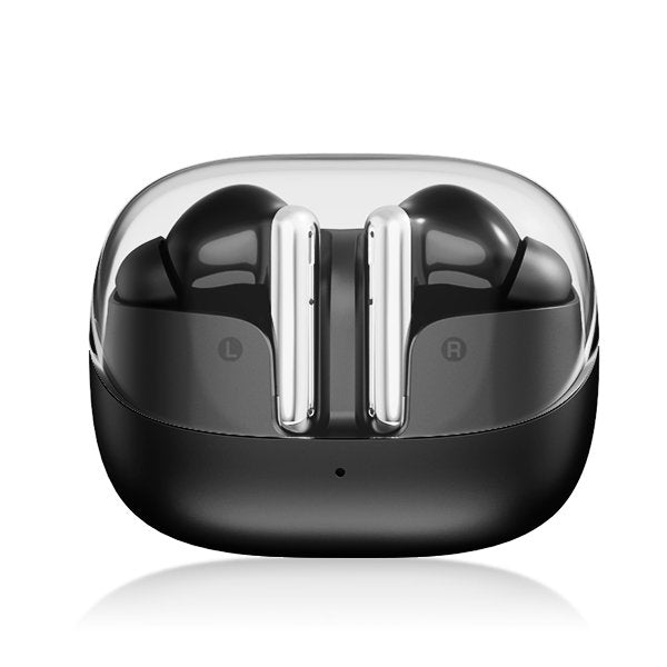 Shanling MTW60 true wireless earbuds, earbuds in charging case