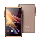 Shanling M7T tube music player, mocha, front and back