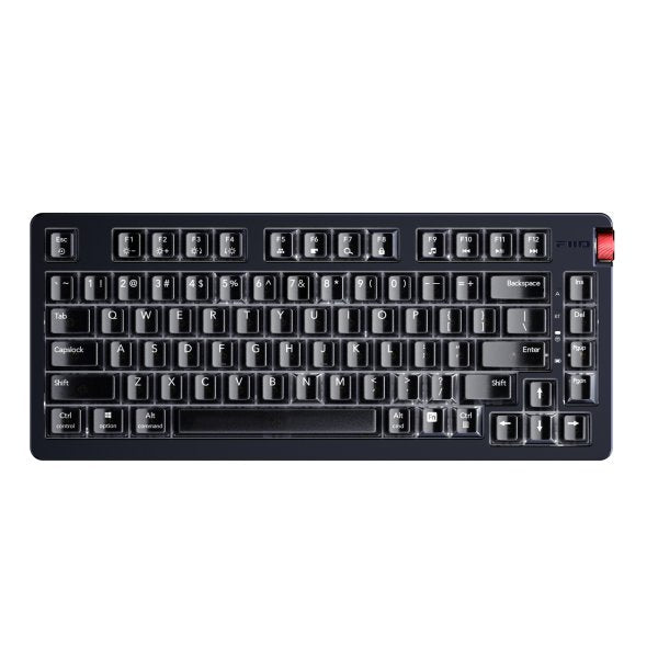 FiiO KB3 wireless mechanical keyboard, black, from above