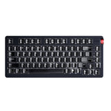 FiiO KB3 wireless mechanical keyboard, black, from above