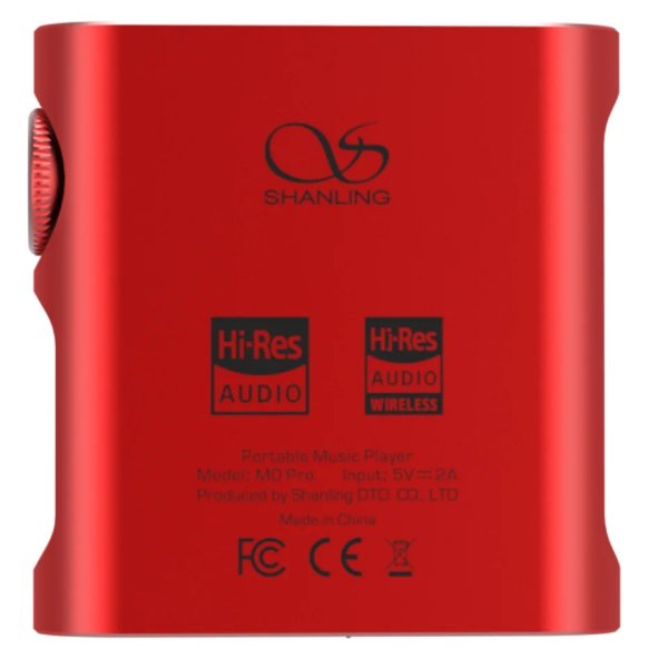 Shanling M0 Pro music player, red, back