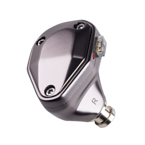 Cayin YB04 balanced-armature in-ear monitors, shell close-up