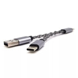 iBasso CB19 USB Y-cable, USB-C plugs close-up