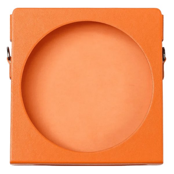 FiiO DM15 leather case, orange, inside