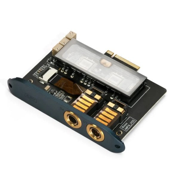 iBasso AMP14 amplifier card, angled from the other side