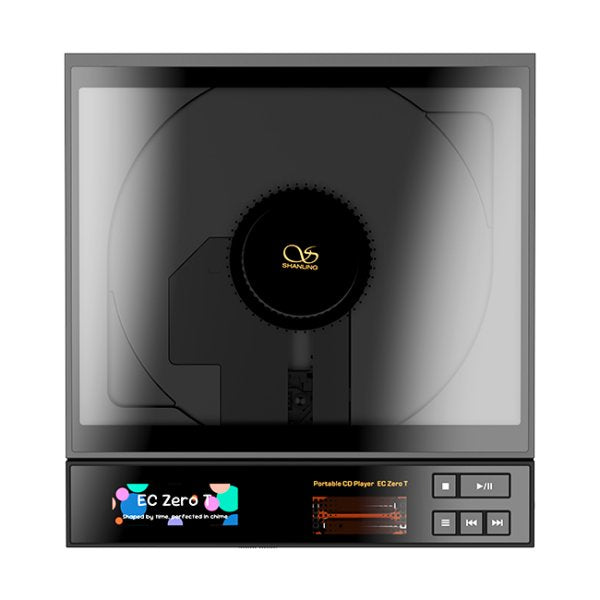 Shanling EC Zero T portable CD player, from above with the lid closed