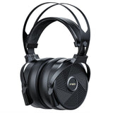 FiiO FT5 open-back planar headphones, three-quarter view