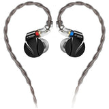 FiiO FD15 in-ear monitors, black, with cable