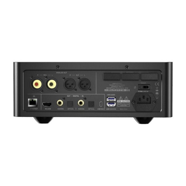 Shanling SM1.3 desktop streamer, black, rear panel
