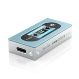FiiO KA15 USB dongle DAC, blue, angled