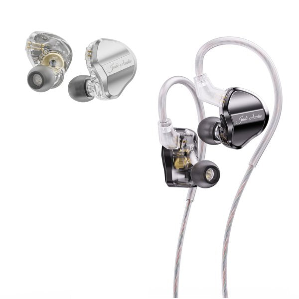 FiiO Jade Audio JD1 earphones, silver and black