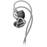 FiiO FH19 hybrid in-ear monitors, angled