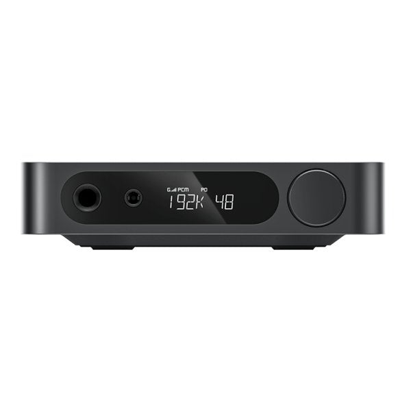 FiiO K11 desktop DAC and headphone amp, black, front panel