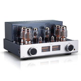 Cayin Jazz 80 Bluetooth valve amplifier, silver, angled
