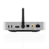 FiiO SR11 desktop streamer, silver, rear panel
