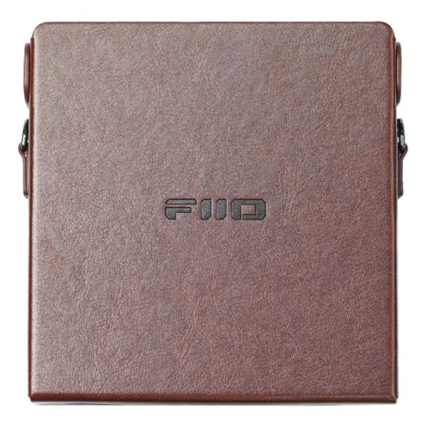 FiiO DM15 leather case, brown, outside