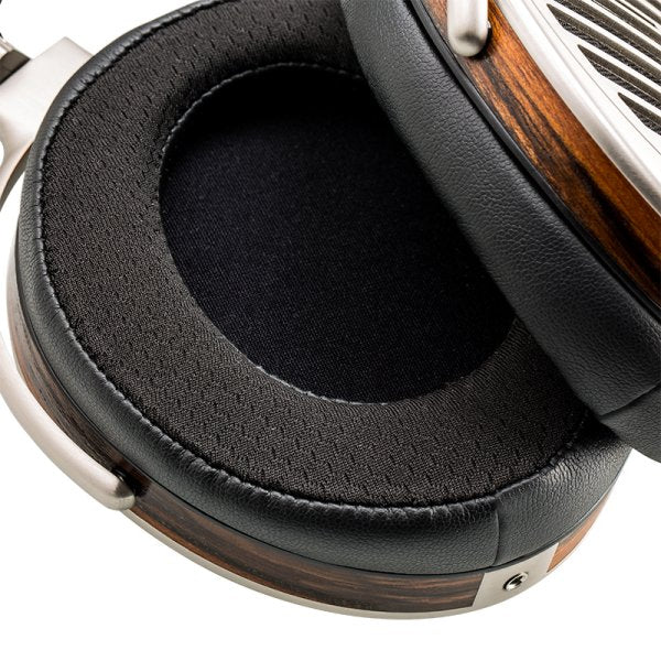 HiFiMAN Susvara planar headphones, ear pad close-up