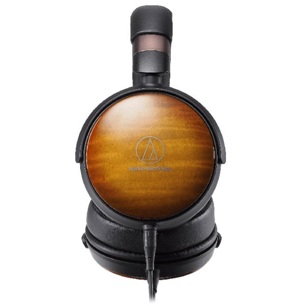 Audio-Technica ATH-WP900 wooden headphones, side view