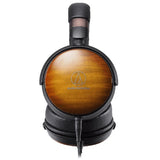 Audio-Technica ATH-WP900 wooden headphones, side view