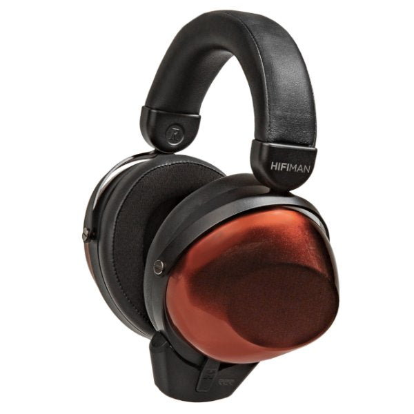 HiFiMAN HE-R9 closed-back headphones, side view