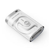 FiiO Jade Audio JW1 wireless earphones, white, case closed