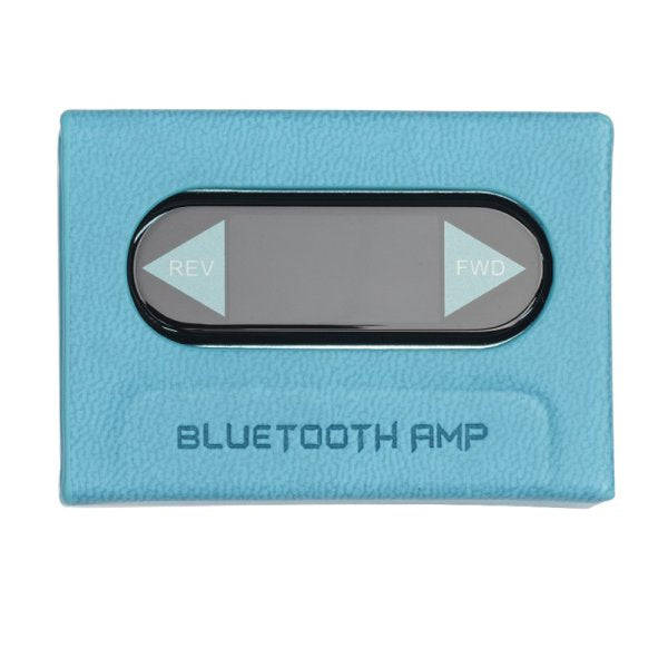 Snowsky Retro Nano leather case, blue, back