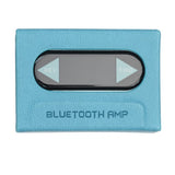 Snowsky Retro Nano leather case, blue, back