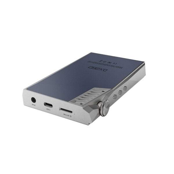 iBasso DX260 music player, lying flat, showing the outputs