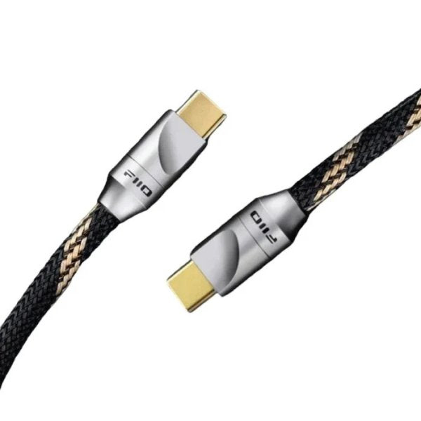 FiiO LT-TC5 USB-C to USB-C cable, USB-C plugs close-up