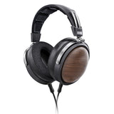 FiiO FT1 closed-back headphones, black walnut, side view