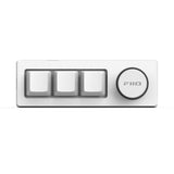 FiiO KB1K mini mechanical keypad, white, from above