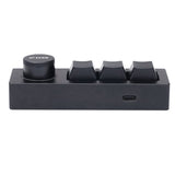 FiiO KB1K mini mechanical keypad, black, angled