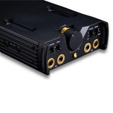 Cayin C9ii portable headphone amp, front panel with outputs